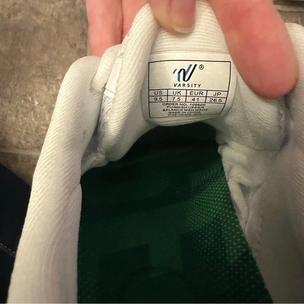 Varsity Rise 2 White Cheer Shoes Lightweight, RallyFlex Breathable Mesh, Gym - Picture 7 of 9